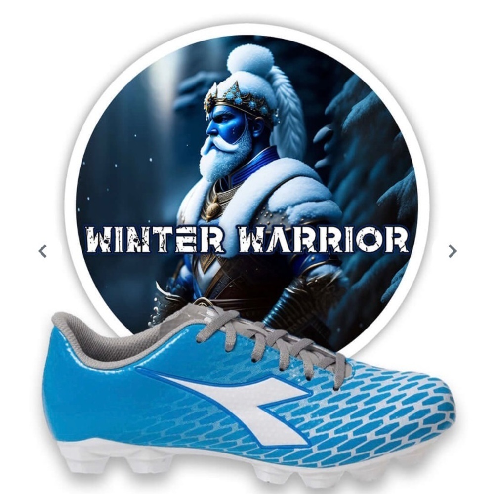 Diadora Soccer Cleats men’s 6.5 women’s 8 great condition grass or turf blue​​